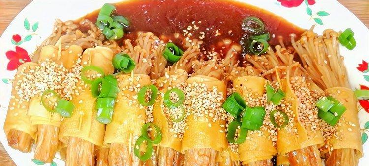 以鲜香金针菇为主角的美食烹饪（品味新鲜好滋味，健康呵护你我）