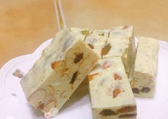 双干牛轧糖，家常制作（传统美食，健康营养，甜蜜心意）