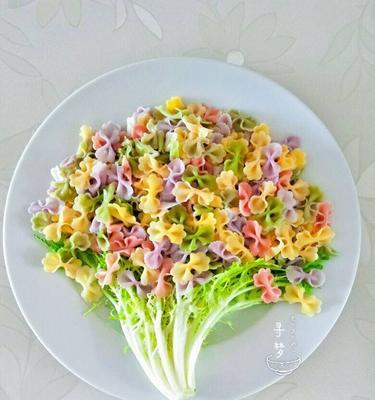 香菇烩彩虹蝴蝶面（以天然食材打造健康美食）