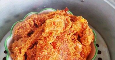 土家酸辣粉蒸肉，舌尖上的美味（传统饮食文化的代表，以土家酸辣粉为主料的蒸肉）