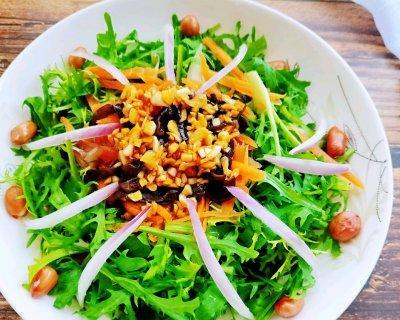 素食健康，以素拌苦苣菜为例（以苦苣菜为主角，素食美味再探究）
