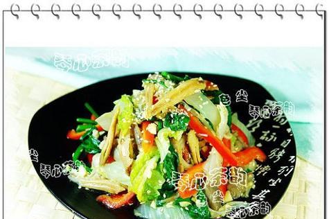 以紫甘蓝拌豆腐丝——营养美味的素食佳品