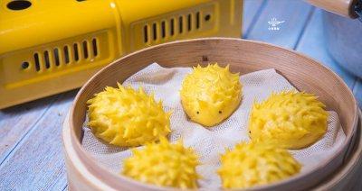 手工制作小刺猬南瓜豆沙包（萌趣可爱，营养美味的秋日小点心）