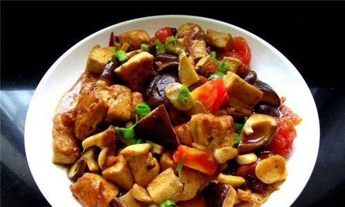 美食家的必备——香菇肉末蒸豆腐