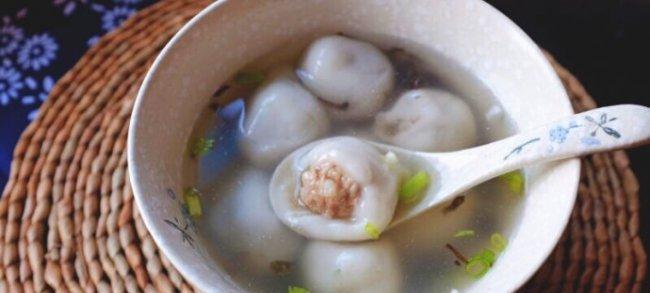 肉馅汤圆的制作方法