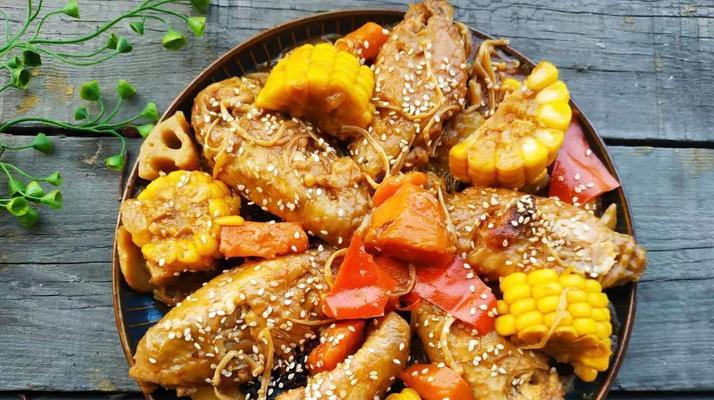 美味做法分享——三汁焖红薯鸡翅（健康美味，家常下饭，）