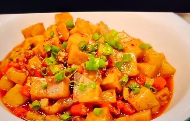 肉末镶塔豆腐的做法（美味佳肴，健康营养的家常菜）