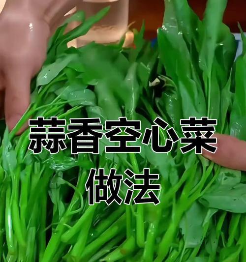 健康美味的蒜香爽辣空心菜（家常美食，清爽口感，美容养颜）